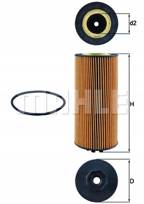 FILTRE HUILES KNECHT OX 987D OX987D