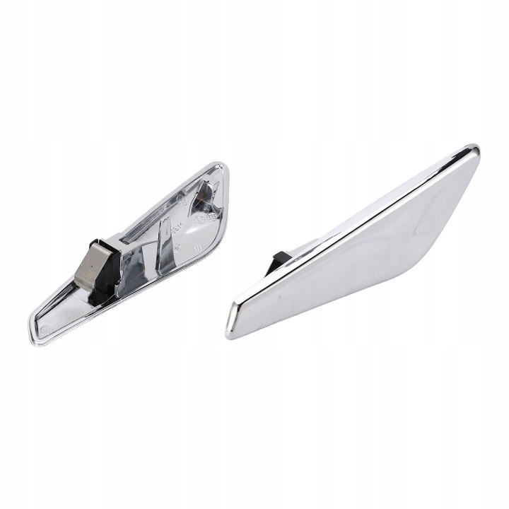 2 PCS CHROMÉ GARNITURE AVANT GARDE-BOUE 51117338569 0S