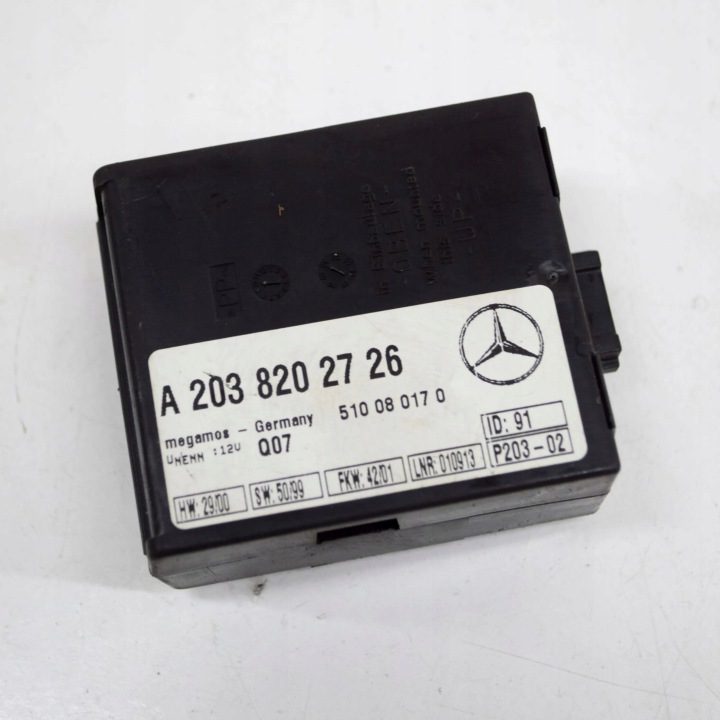 MERCEDES-BENZ AVEC W220 2001 CONTRÔLEUR MODULE ALARME