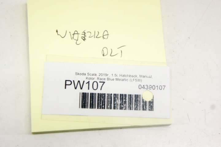 PW107 SKODA SCALA FAISCEAU DE CÂBLES PORTES GAUCHE ARRIÈRE 654971161D