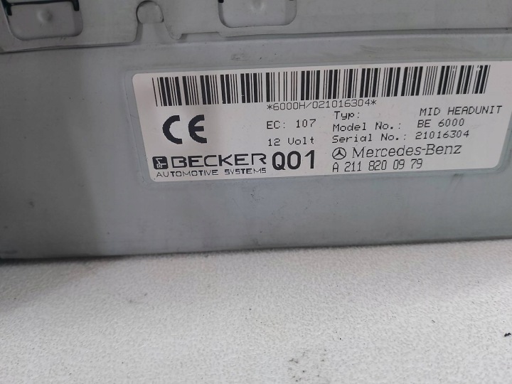 RADIO CD NAVI MERCEDES-BENZ W211 A2118200979 2.2 CDI