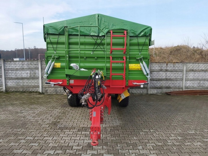 REMORQUE ROLNICZA TANDEM PALETOWA PRONAR PT510 10T BÂCHE GRATUIT RATY 0%