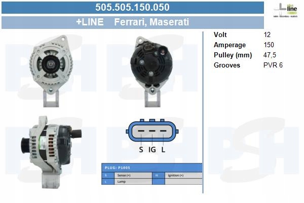 BV PSH 505.505.150.050 ELECTRIC GENERATOR 