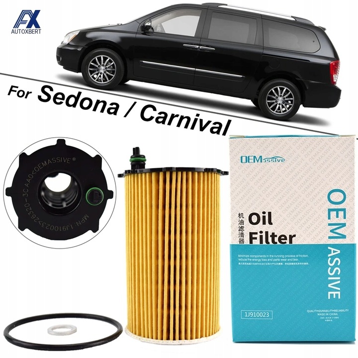 CAR OIL FILTER PARA KIA SEDONA CARNIVAL YP 2015 2016 2017 2018 3.3L 3~26858 