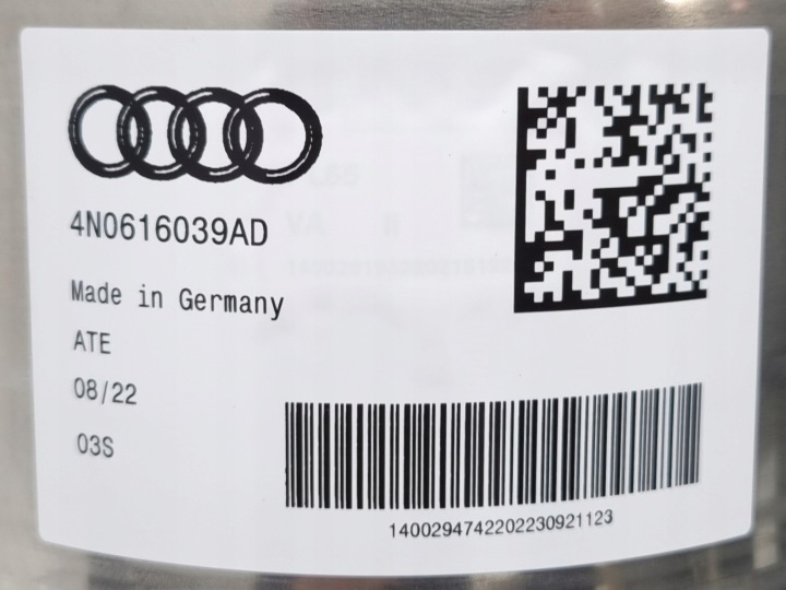 AMORTISSEUR PNEUMATIQUE AVANT AUDI A8 4N D5 4N0616039AD