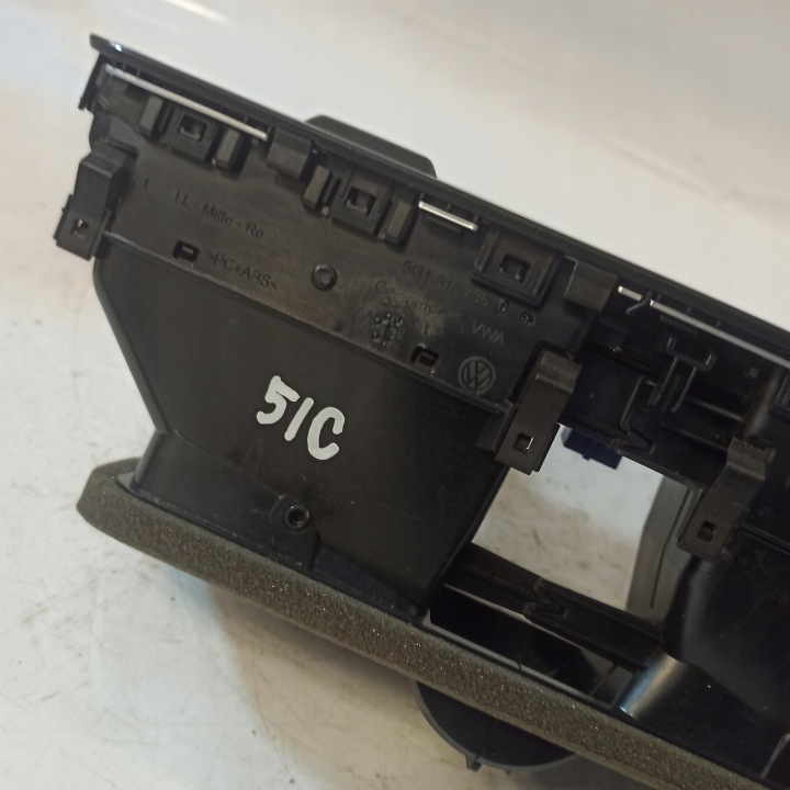 VOLKSWAGEN GOLF 7 CHÂSSIS DÉCOR NAVIGATION GRILLES CONDUIT D'AIR 5G1819728 5G1819743F