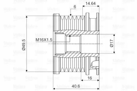 EMBRAGUE ALTERNADOR VW AUDI 