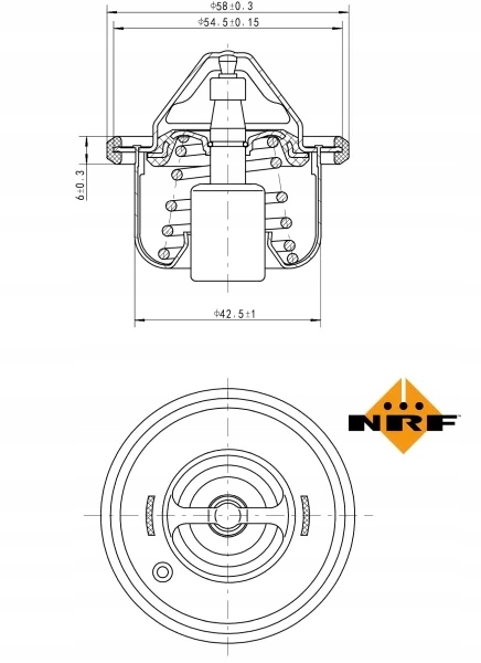 NRF 725208 TERMOSTAT, MATERIAL DE REFRIGERACIÓN 