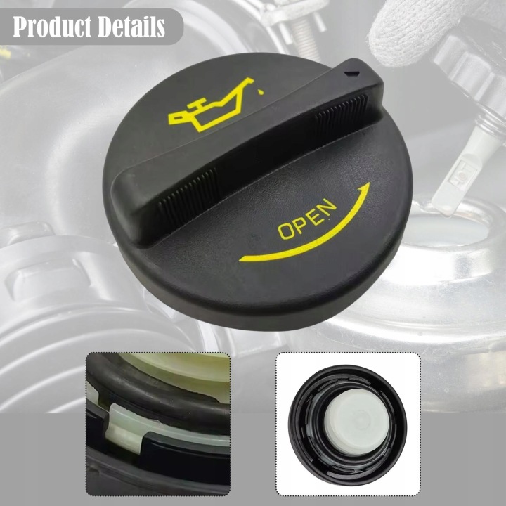 BOUCHON GOULOTTE DE REMPLISSAGE HUILES MOTEUR 2651026620 ACCESSOIRE NOIR VERS HYUNDAI ACCENT DIRECT