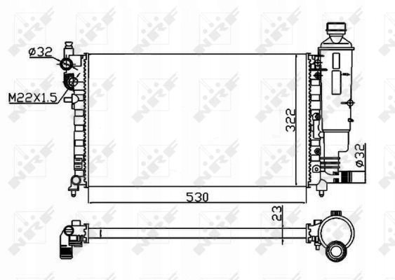 RADIATEUR PEUGEOT 106 96-