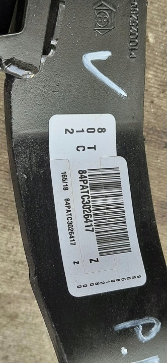PEDLA GAZ FREINS 2.0 BLUE HDI EUROPE PEUGEOT EXPERT III 9805801280
