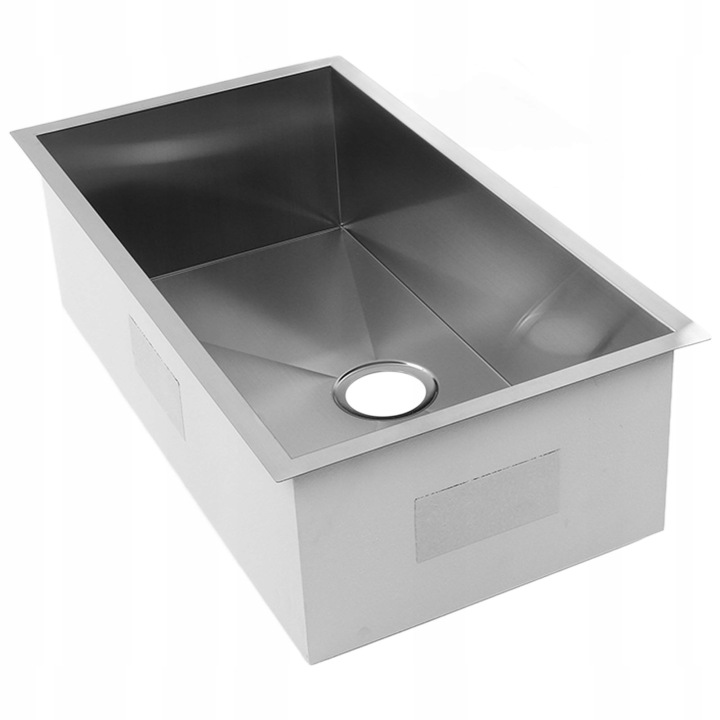 UNDERMOUNT ZLEW L780 W430 H230MM 304 ACIER INOXYDABLE 90 MM ZLEW G0