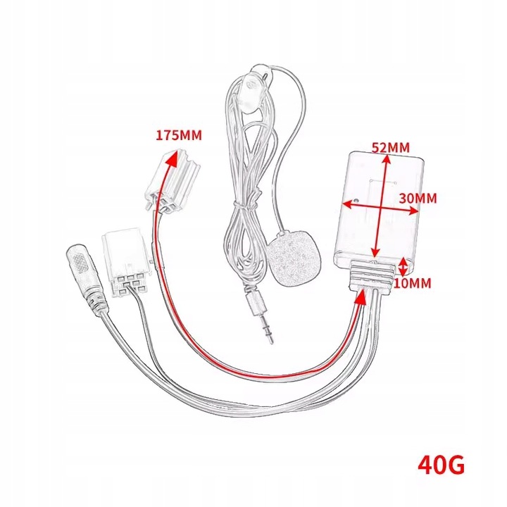 ADAPTADOR BLUETOOTH RENAULT CLIO LAGUNA MEGANE ESPAC 