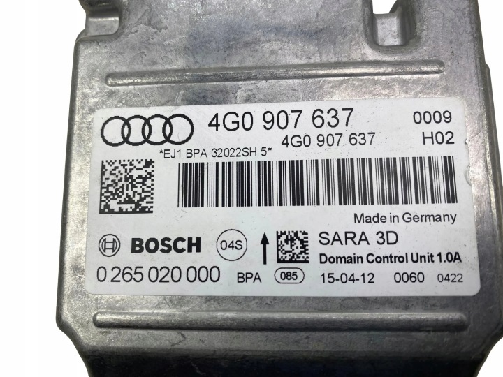 CONTRÔLEUR POMPES ABS AUDI 4G0907637 1.97L DIESEL 2012