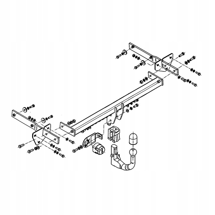 BARRA DE REMOLQUE GANCHO DE REMOLQUE WYPINANY NUEVO JUEGO DE CABLES PARA MERCEDES A W169 HTB 04-12 13 PIN 