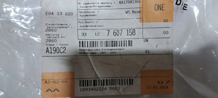 BMW 3 G20 G21 EMBOUT ÉCHAPPEMENT ARRIÈRE DROITE 8093304