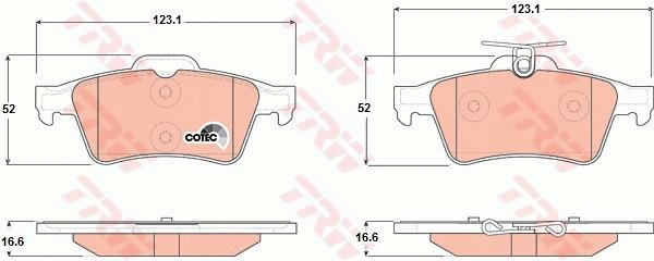 TRW DF4424 DISCO DE FRENADO FORD VOLVO VENTA 