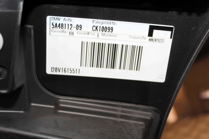 BMW IX I20 PARE-CHOCS AVANT MODULE AVANT OXIDGRAU
