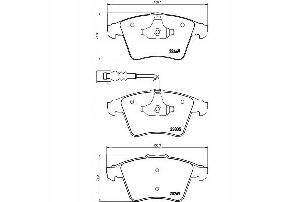 COMPLET - ASSORTIMENT DE SABOTS DE FREIN DE FREIN [TEXTAR] photo 2 - milautoparts-fr.ukrlive.com