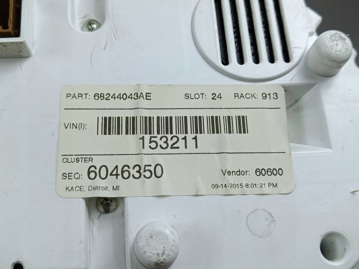 2015 JEEP GRAND CHEROKEE COMPTEUR 0098866600073
