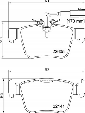 BREMBO P 23 180 ZAPATAS DE FRENADO 