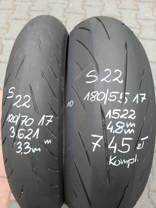 BRIDGESTONE BATTLAX S22 180/55/17 120/70/17