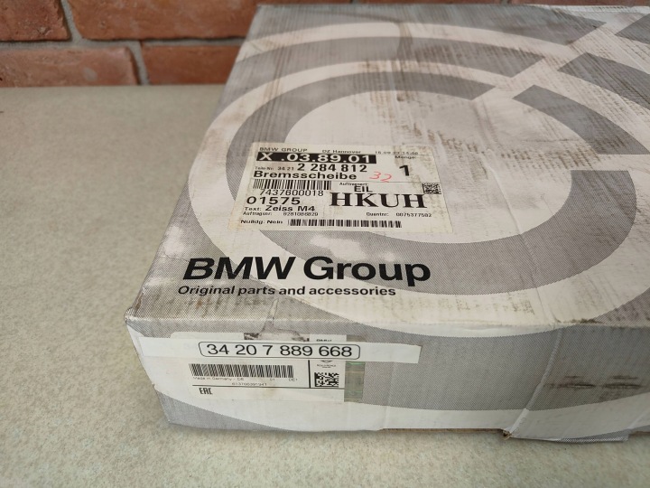 NEUF DISQUE DROITE ARRIÈRE ARRIÈRE BMW M2 F87 M3 F80 M4 F82 F83 370X24 2284812