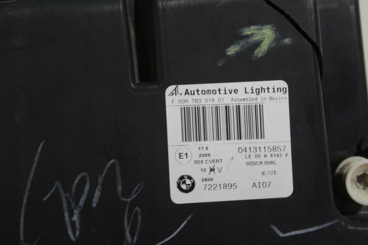 PHARE GAUCHE AVANT XÉNON BMW X5 E70 SUR PIÈCES 7221895