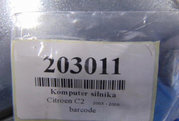 CITROEN C2 1.4 HDI ORDINATEUR MOTEUR 9660300280
