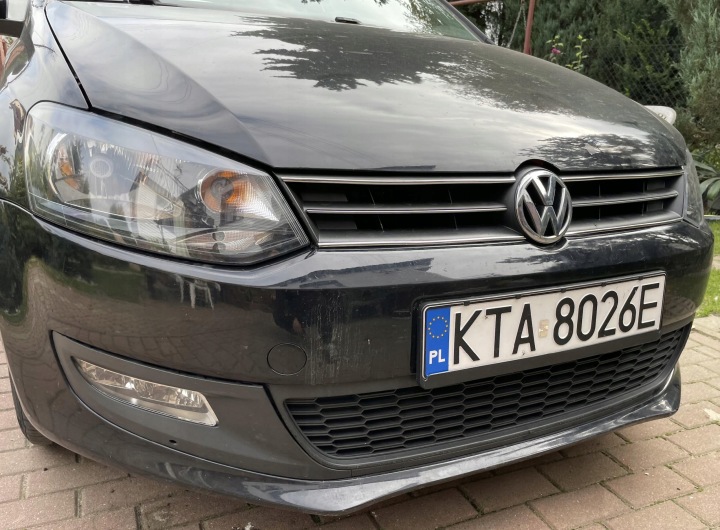 VW POLO V 5 BAGUETTES CHROME SUR AVANT GRILLE CALANDRE