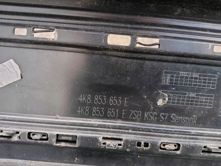 AUDI S7 PARE-CHOCS AVANT AVANT 4K8 4K8853653E 4K8853651E