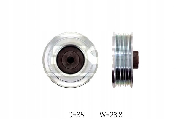 SKF GALET COURROIE WIELOROWK. TOYOTA 1,4/1,6 VVTI, 1,