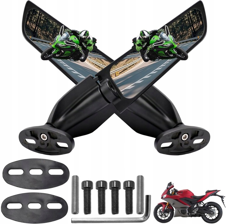 2 CV RÉTROVISEUR RÉTROVISEURS VERS YAMAHA YZF R6 R1 R25 R3 R125 R15