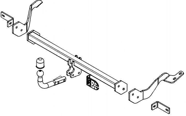 BARRA DE REMOLQUE HOLOWNICZY+MODUL7PIN DE CARGA 2 DE 2008 PARA 2018 