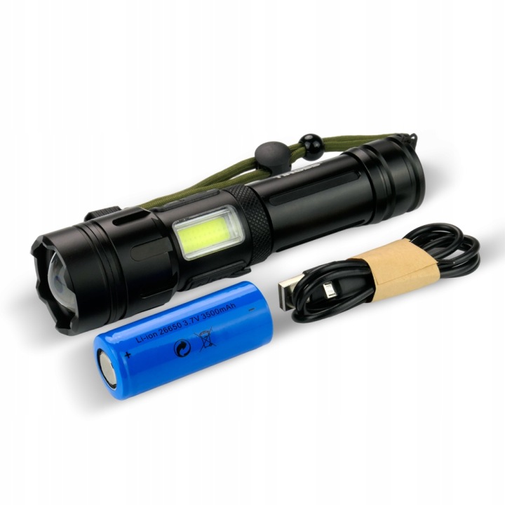 LAMPE DE POCHE PROFESSIONNELLE AKUMULATOROWA TIROSS TS1887