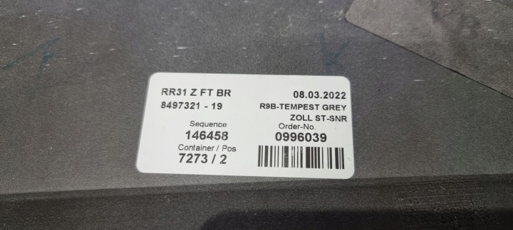 PARE-CHOCS AVANT AVANT ROLLS ROYCE CULLINAN 18- R9B