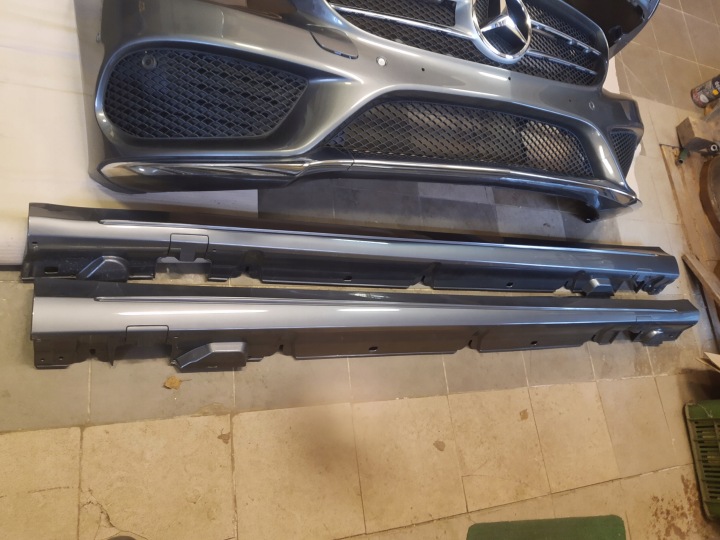 MERCEDES C W205 AMG 992 BERLINE PAQUET PARE-CHOCS PRZOD+TYL SEUILS REVÊTEMENTS
