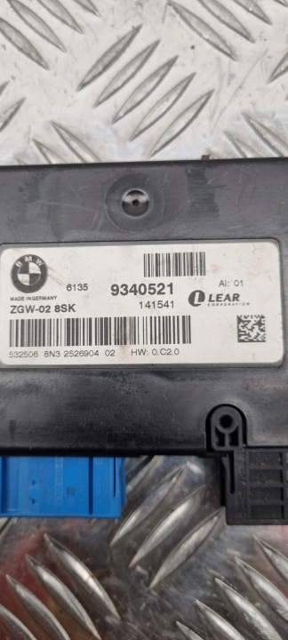 BMW F10 F11 MODULE CONTRÔLEUR ZGW 9340521