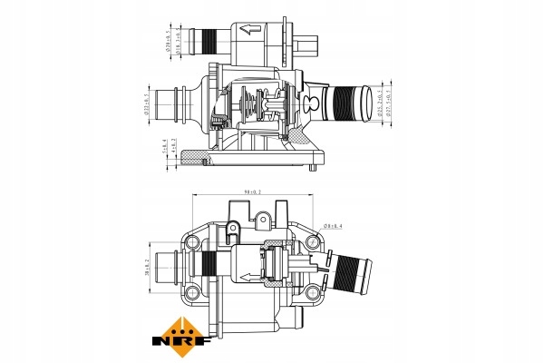 TERMOSTATO CITROËN 83C C3 02- 