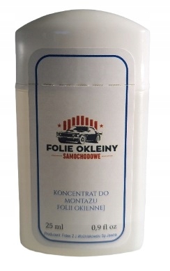 ROZTWOR KONCENTRAT PARA DE INSTALAR FOLII OKIENNYCH PRZYCIEMNIANIA FAROS MODO 25ML 