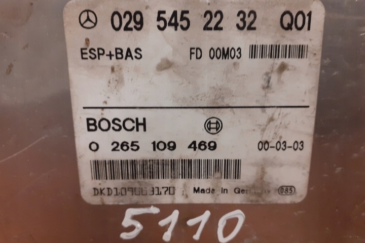 CONTRÔLEUR POMPES ABS AUDI 100 (5000) 0265109469 2000