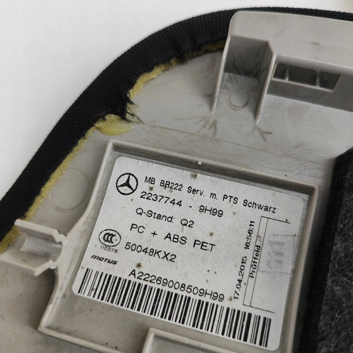 MERCEDES-BENZ AVEC C217 2015 AUTRES ÉLÉMENT TABLEAU DE BORD INSTRUMENTATION