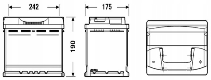 BATERÍA CENTRA PLUS 62AH 540A 12V P+ CB620 PRODUCTPS 2023 