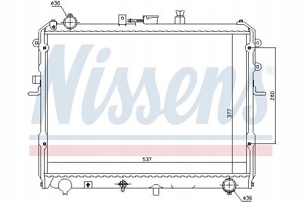RADIATEUR EAU NISSENS 62381 PL DYSTRYBUCJA