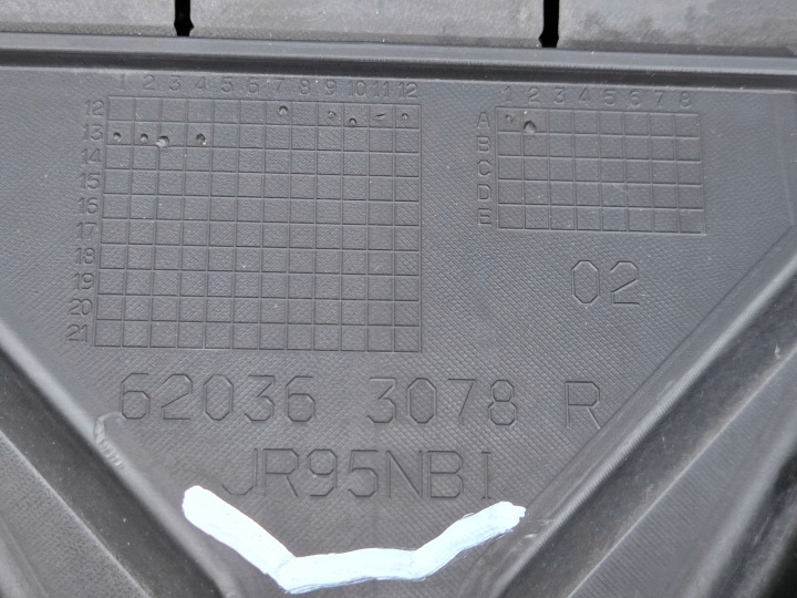 RENAULT SCENIC III LIFT CALANDRE AVANT CHROME CHÂSSIS ENSEMBLE 13-2016