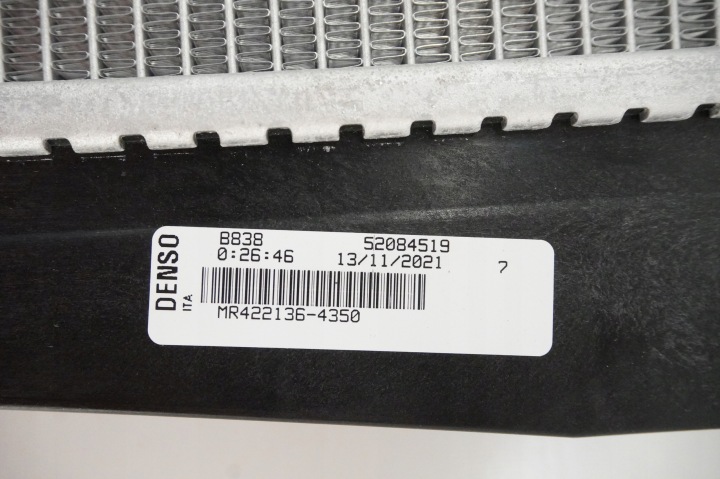 RADIATEUR EAU FIAT 500X JEEP RENEGADE 2019- 1.0 1.3 T-GDI 52084519