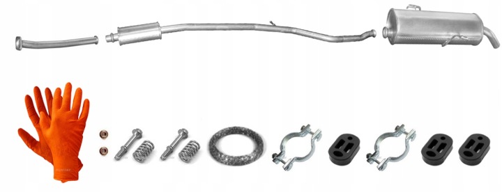TUYAU D'ÉCHAPPEMENT PEUGEOT 206