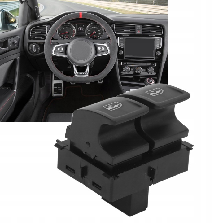 COMMUTATEUR VITRES AVANT CÔTÉ CONDUCTEUR 5G0959858B 5G0 959 858D