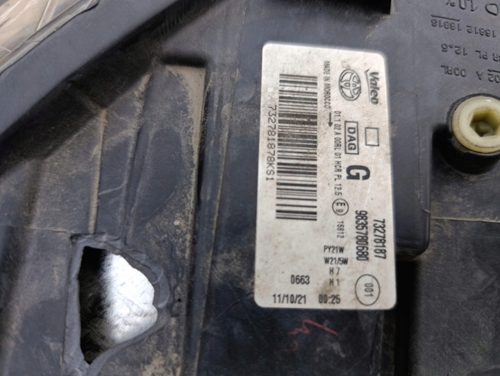 PHARE GAUCHE TOYOTA PROACE CITY PROJECTEUR GAUCHE AVANT AVANT 19-