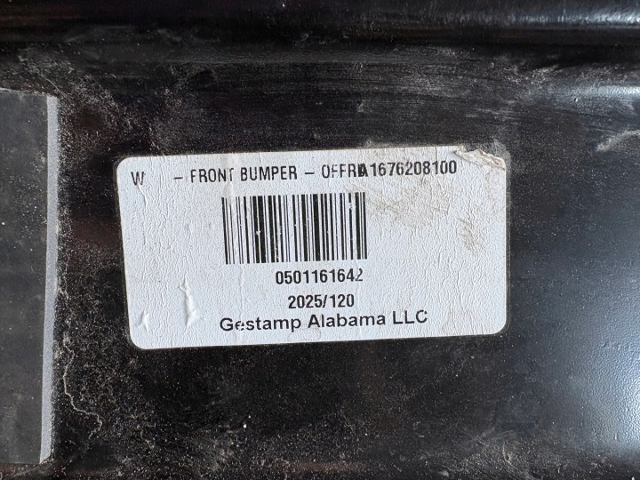 MERCEDES GLS GLE W167 POUTRE RENFORCEMENT AVANT A1676262700 A1676206601